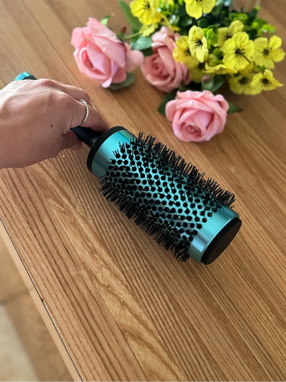 Smooth Round Styling Brush Neuro - Teal & Black